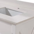 thumbnail image 5 of Altair 73 in. Composite Stone Vanity Top in Milano White with White Sink, 5 of 8