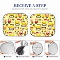 thumbnail image 6 of Gaeub Funny Construction Vehicles Foldable Auto Sun Blocker Visor, Sunshade for Car Front Window, Keeps Your Vehicle Cool - Medium, 6 of 7