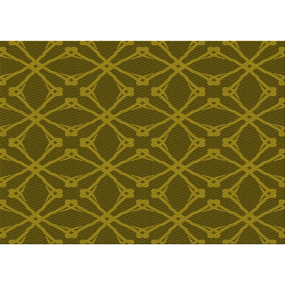 Ahgly Company Indoor Rectangle Patterned Dark Golden Rod Brown Area Rugs, 2' x 5'