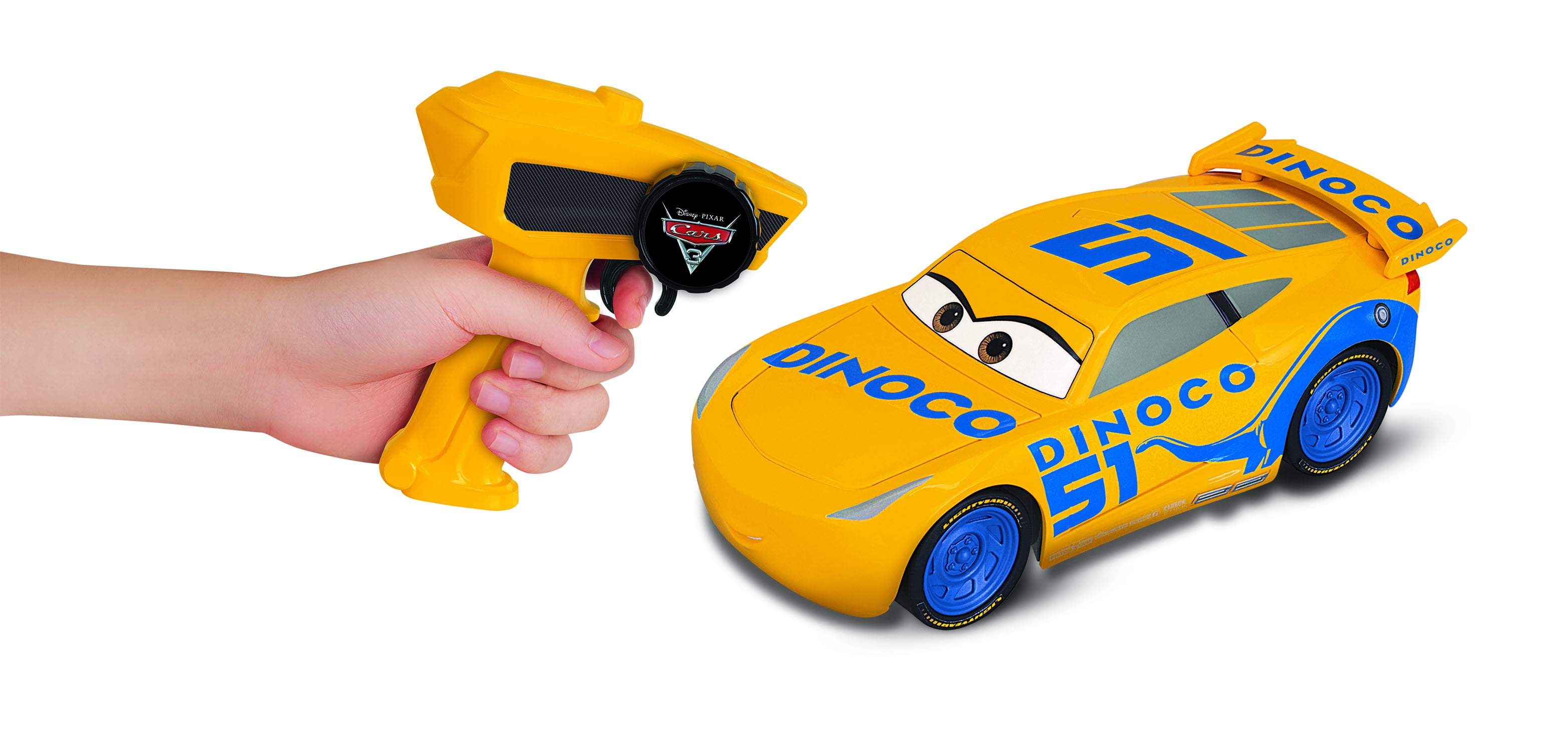 Disney Cars 3 Radio Controlled Racing Series Dinoco Cruz Ramirez Toy Walmart