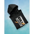 thumbnail image 2 of Cassette And Pencil Hoodie Men -Smartprints Designs, Male 5X-Large, 2 of 4