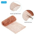 thumbnail image 3 of Unique Bargains 4'x39' Copper Mesh Roll Pure Copper Wire Mesh Corrugated Shape 4-Strand Mesh Screen 2 Roll, 3 of 4