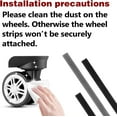 thumbnail image 2 of 8pcs Luggage Wheels Covers, Suitcase Wheel Covers, Luggage Wheel Protector, Waterproof, Noise Reducing Protectors for Carry-Ons, Universal Fit, Essential Travel Accessories, 2 of 8