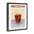 thumbnail image 3 of Stupell Industries Negroni Classic Cocktail Food & Beverage Painting Black Floater Framed Canvas Art Print Wall Art, 17 x 21, 3 of 9