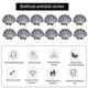 thumbnail image 5 of Pegatinas Antideslizantes Para Baño Pegatinas para bañera Adhesivo de seguridad con forma de concha antideslizante (gris), 5 of 5
