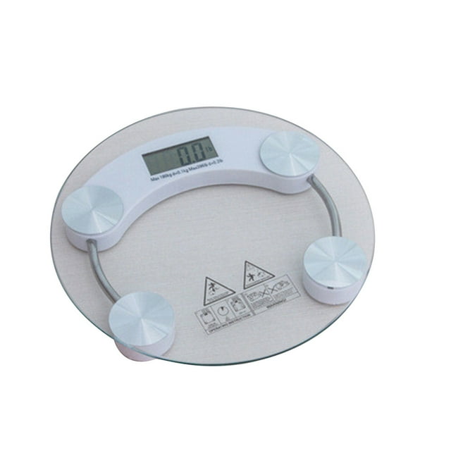 SHOWERORO Digital Bathroom Scales Tempered Glass Precision Measurements for Adults Home Use 1Pcs