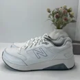 thumbnail image 1 of New Balance MW928WT3 Leather Walking Low Top Sneaker White Unisex M8.5/W10, 1 of 6