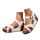 thumbnail image 3 of MKLEKYY Sandalias Flexibles de Mujer, Sandalias de Plataforma de Cuero Con Punta Abierta A La Moda de Verano para Mujer, Cómodas y Sin Cordones, 3 of 5