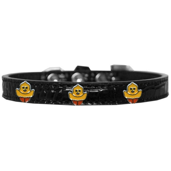 Dog, Puppy Pet Designer Croc Widget Collar, "Chickadee"