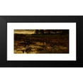 thumbnail image 2 of Frederick Stuart Church 24x13 Black Modern Framed Museum Art Print Titled - Marsh Landscape with Egret (C. 1900), 2 of 5