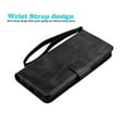 thumbnail image 5 of Wallet Phone Cases for iPhone 13 Pro / 13 Mini / 13 Pro Max, Njjex PU Leather [Wrist Straps] [RFID Blocking 3 Card Slots 3] Flip Folio Wallet Case Cover -Black, 5 of 8