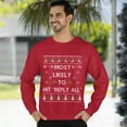 thumbnail image 3 of Funny Christmas Sweatshirt, Reply All Ugly Christmas Sweater, Office Xmas Sweater, 3 of 5
