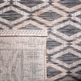 thumbnail image 5 of SAFAVIEH Courtyard Vermont Geometric Indoor/Outdoor Runner Rug, Black/Natural, 2'3" x 10', 5 of 10