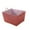 Red, variant on HengDidi Foldable Canvas Laundry Basket with Soft Handle and Spacious Interior for Dirty Clothes Management - Collapsible Hamper for Bathroom, Bedroom, and Campus Living
