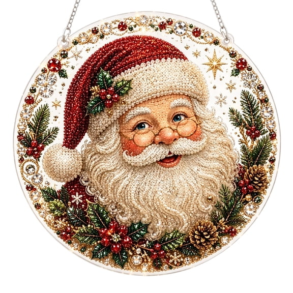 2026 Christmas Pearl Art DIY Kit, Cute Diamond Painting Crafts for Adults, Fall Home Decor Wall Art Painting Kit for DIY Lover Present.A