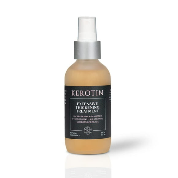 Kerotin Extensive Thickening Treatment Spray for Fine and Thin Hair - Hair Thickening Spray I Hair Diameter Booster and Heat Protectant. All-natural, Cruelty and Alcohol-Free, Made in the USA. (1)