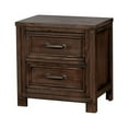 thumbnail image 2 of Bowery Hill Transitional Wood Nightstand with USB Outlet in Oak, 2 of 7