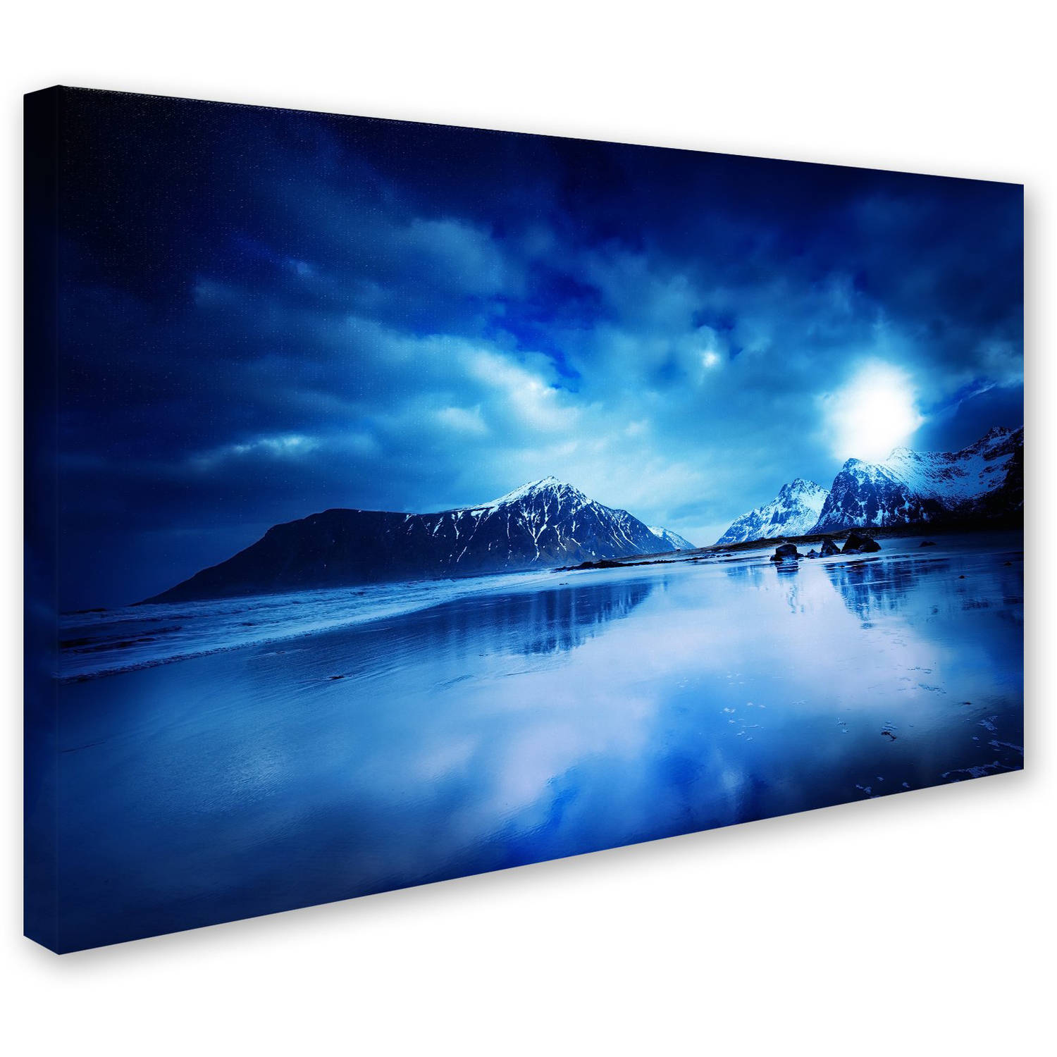 Trademark Fine Art "Lofoten Blues" Canvas Art by Philippe Sainte-Laudy