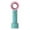 Green/Pink, variant on IDOLCO USB Rechargebale Handheld Fan, 1200 mAh Bladeless Mini Portable Fan with Base [White/Pink]