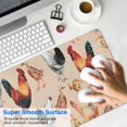 thumbnail image 4 of Long Mouse Pads for Desk,Beige Chicken Watercolor Pattern Desk Mats on Top Of Desks, Desk Mouse Pad Extra Large with 3mm Non-Slip Base and Stitched Edge for Gaming,Office,Work,Home 35.4x15.7in, 4 of 5