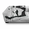thumbnail image 3 of Girlfriend Soft Flannel Fleece Blanket, Silhouette of a Couple in Love Holding Hands Under Tree Romance Theme, Cozy Plush for Indoor and Outdoor Use, 50" x 70", Black White and Grey, by Ambesonne, 3 of 6