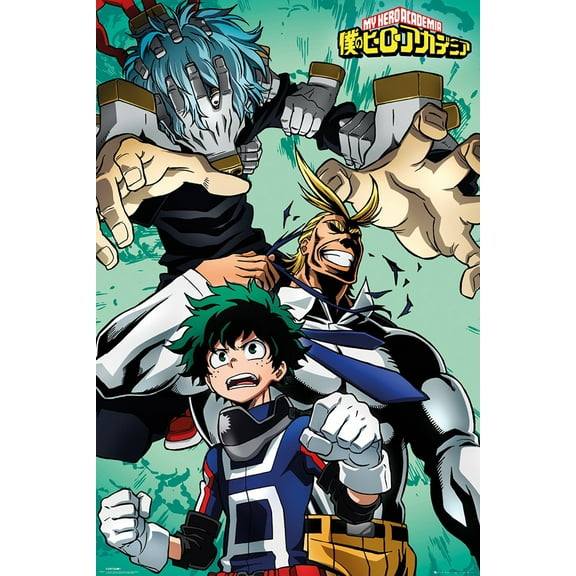 My Hero Academia - Manga / Anime TV Show Poster (Character Montage) (24" X 36")