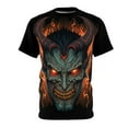thumbnail image 1 of Demon Mask oldest Masks in Japan Unisex AOP Cut & Sew Tee, 1 of 7