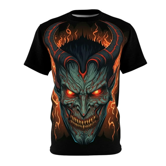 Demon Mask oldest Masks in Japan Unisex AOP Cut & Sew Tee