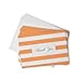 thumbnail image 3 of Orange Striped Thank You Cards - 48 Classic Note Cards with Envelopes - Perfect for Special Events & Businesses, 3 of 4