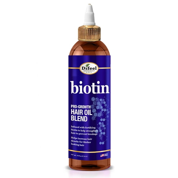 Difeel Biotin Progrowth Premium Hair Oil 8 oz.