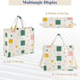 thumbnail image 6 of FORMRS Womens Corduroy Tote Bag Crossbody Shoulder Handbag with Pocket, Green Abstract Pattern, 6 of 7