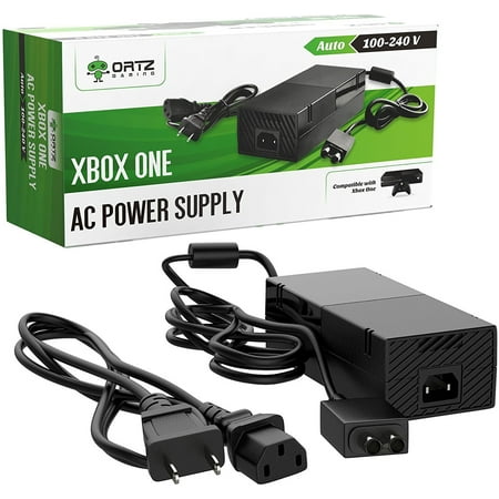 Ortz Xbox One Power Supply - ENHANCED QUIET VERSION - AC Adapter Cord Best for Charging - Brick Style - Great Charger Accessory Kit with (Best Accessories For Gamers)