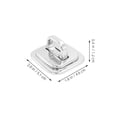 thumbnail image 2 of HONMEET 4 Pcs Ancrage de Bureau en Alliage de Zinc pour Sécurité et Protection Anti-Vol d'Ordinateur Portable Rentrée des Classes, 2 of 8