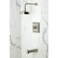 thumbnail image 2 of Kingston Brass KB5898AX Revival Single-Handle Pressure Balanced Tub and Shower Faucet, Brushed Nickel, 2 of 7