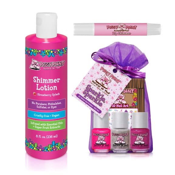 Let's Sparkle! Bundle - Shimmer Lotion, Lip Shimmer, Sparkle Sparkle Gift Set