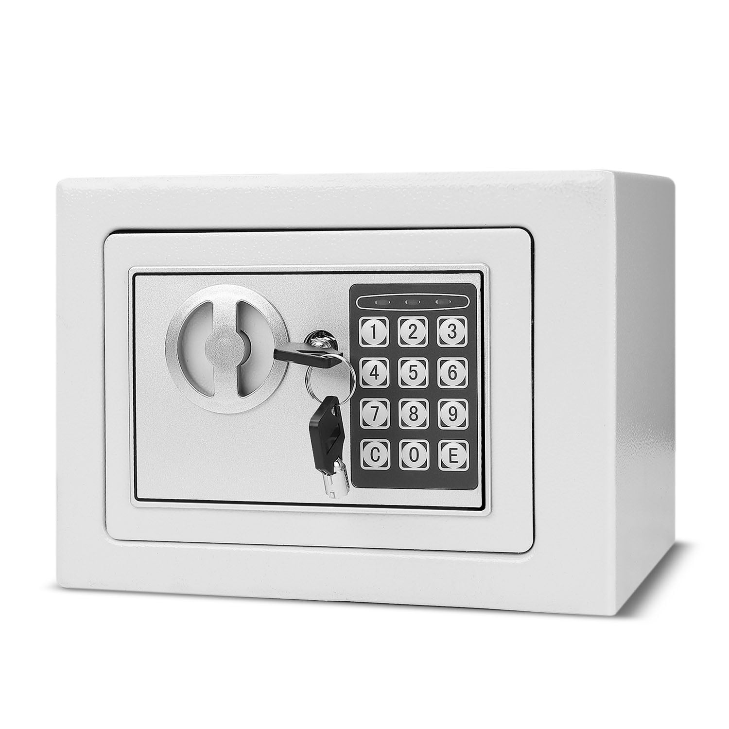 2 Keys Home/Office/Hotel Wall Mounted Deposit Safety Box Steel Digital Code 