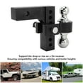 thumbnail image 3 of Adjustable Trailer Hitch, Stainless Steel, 12,500 Lbs Capacity, Wide Applications with Easy Installation, 3 of 8