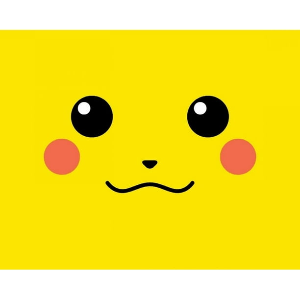 Pokemon Go Pikachu Face Edible Cake Topper Image Abpidv2 Walmart Com Walmart Com