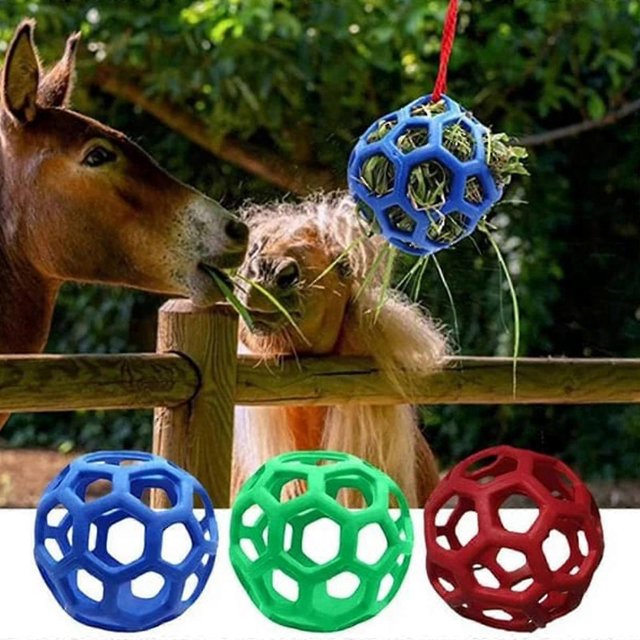 Horse Hay Balls Horse Treat Ball, Goat Feeder Toys, Slow Feed Hay Balls Horse Toy Balls