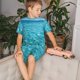 thumbnail image 4 of Balery Crystal Clear Ocean Waves Conjunto de Pijama Infantil de Manga Corta con Estampado – Ropa de Dormir de Algodón Suave-X-Large, 4 of 6