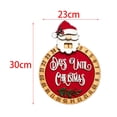 thumbnail image 2 of Christmas Wooden Advent Calendar Durable Reusable Handmade Party Favors Xmas, 2 of 6