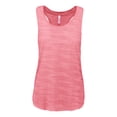 thumbnail image 1 of Proact - Top deportivo sin mangas Slub para mujer (Rosa Fluorescente), 1 of 2