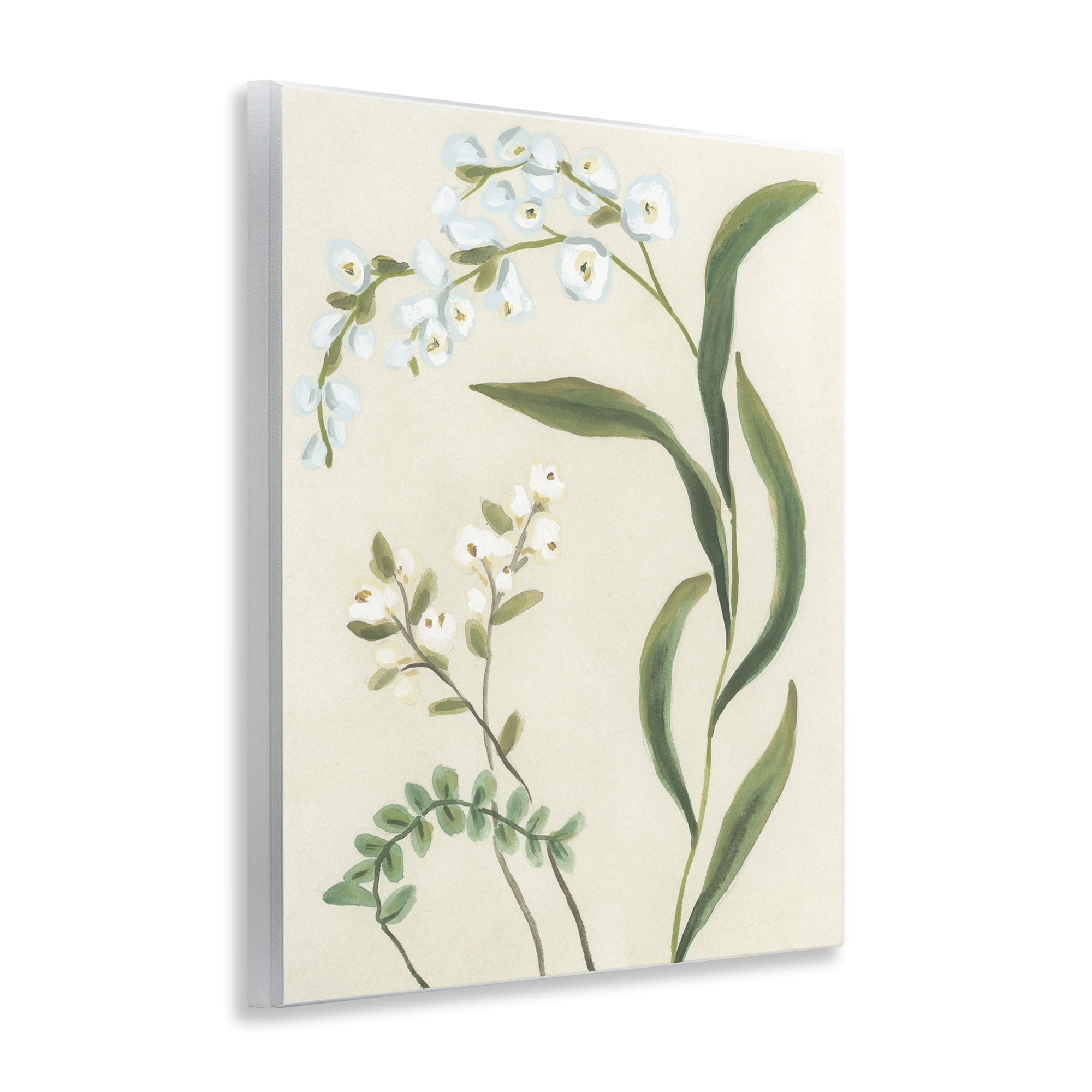 Stupell Industries Neutral Snowdrop Stems Wall Plaque Art, design by June Erica Vess