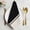 Black, variant on Black Vintage Cloth Napkins, Geometric Stripes Simple Lines Washable and Reusable Dinner Napkins Set of 6, Table Napkin for Kitchen Party Birthday Wedding Hotel Housewarming 20"x20"
