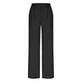 thumbnail image 4 of Plus Size High Waisted Work Pants Women Business Casual Outfits 2025 Office Dress Pants Trousers with Pockets, 4 of 6