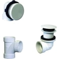thumbnail image 1 of Westbrass D593PRK-50 Schedule 40 PVC Plumbers Pack with Tip-Toe Bath Drain, Powder Coated White, 1 of 1