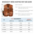 thumbnail image 3 of BASSDASH Unisex Upland Game Field Water-Resistant Bird Hunting Vest with Multi Pockets Brown/Orange Men Women FV11, 3 of 7