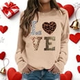 thumbnail image 5 of Women's Casual Crew Neck Sweatshirt Long Sleeve Loose Hoodless Pullover Top for Athletic Leisure Wear, 5 of 5
