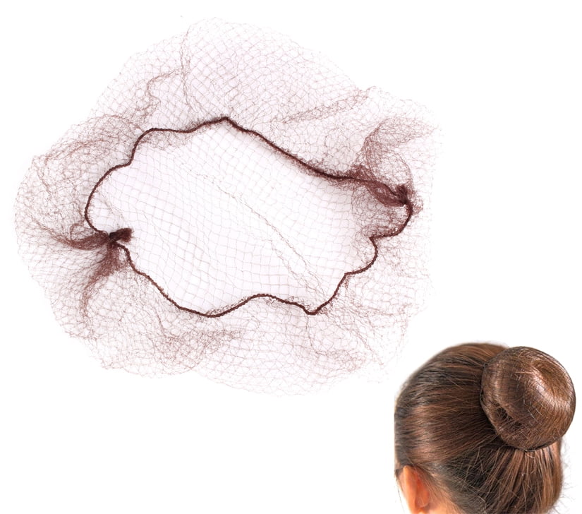 Invisible Nylon Bun Nets With Elasticated Edge Ladies Donuts Fashion Chignon x 1 