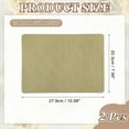 thumbnail image 2 of Uxcell Linen Repair Patch, 2Pcs 8 x 11 Inch Self-Adhesive Linen Fabric Repair Patches for Sofa Couch Clothes Handbag Tents Car Seats Furniture, Camel, 2 of 7